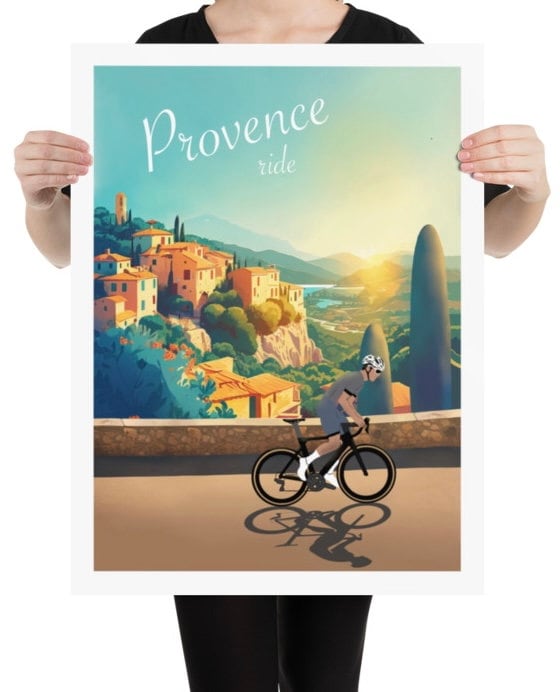 Affiche cyclisme: Ride Provence